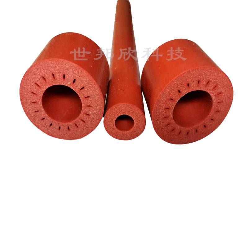 耐高溫硅膠發(fā)泡管隔熱海綿膠管