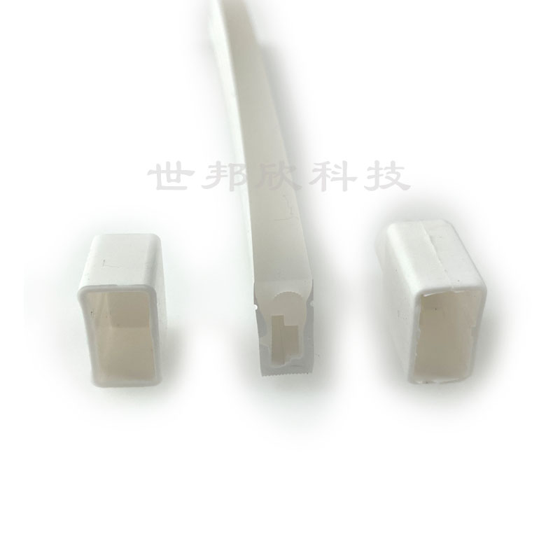 側(cè)發(fā)光LED霓虹燈帶硅膠防水耐高溫套管5mm硅膠套管